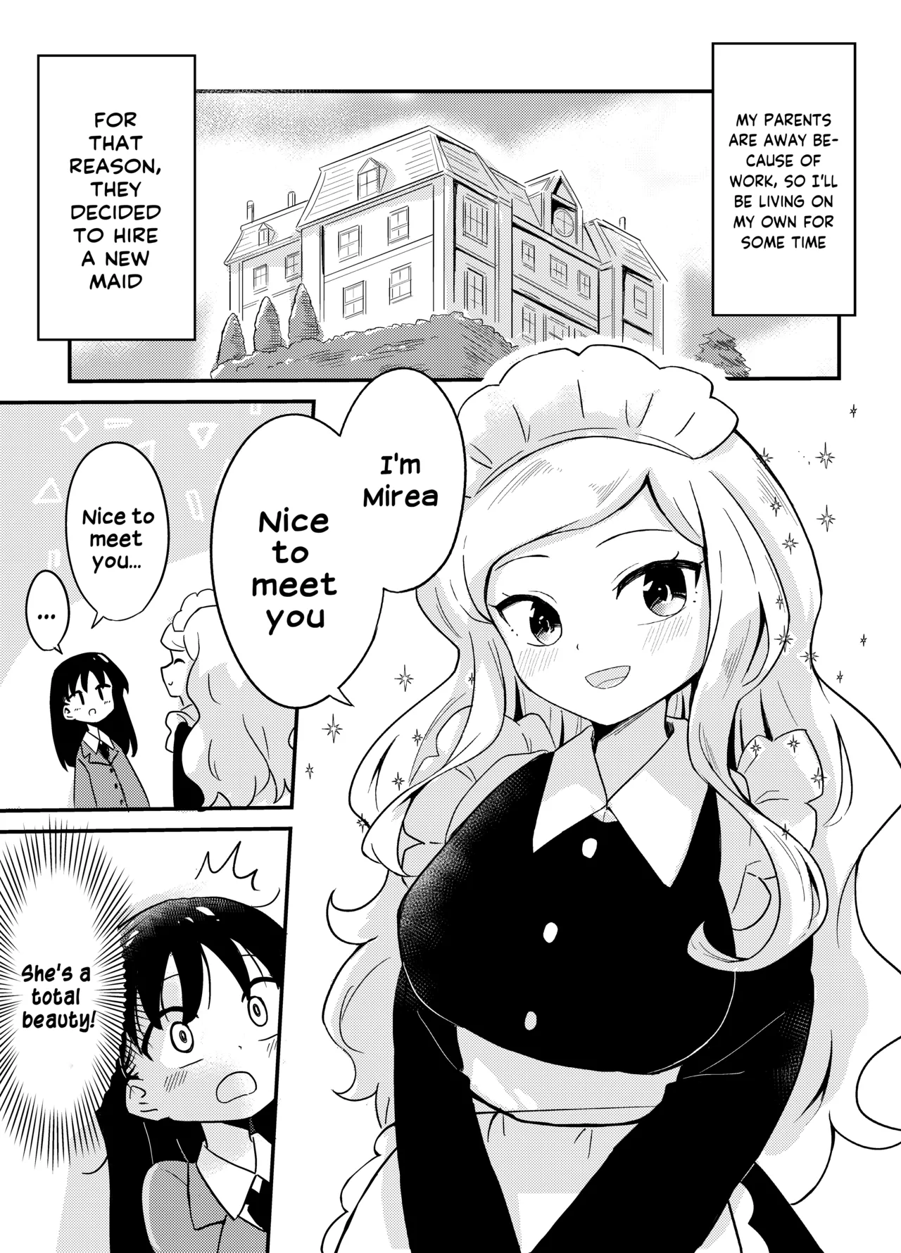Yuri Succu Maid no Amaama Gohoushi | The Yuri Succubus Maid's Sweet Service [English] [Hikari no Kaze]