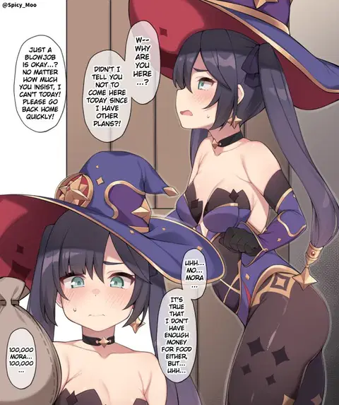 Mona-chan ni Aenai Riyuu (Mousou) (Genshin Impact)