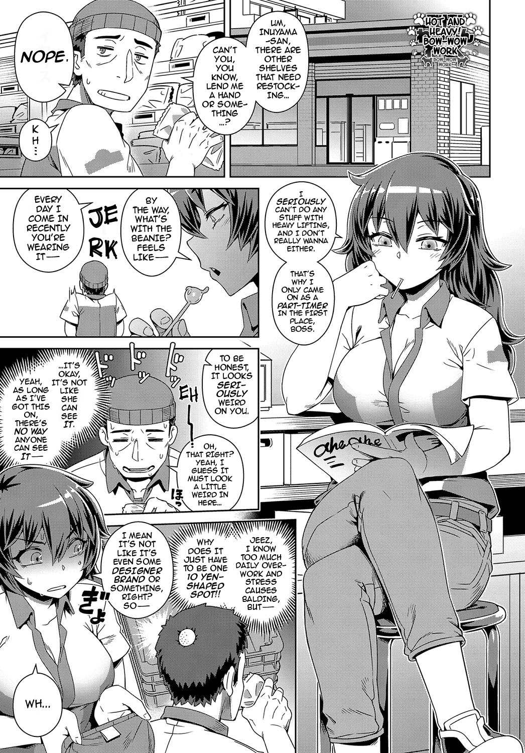 Hatsujou! Wan-Wan Work | Hot and Heavy! Bow-Wow Work (COMIC Anthurium 2018-04) [English] {darknight}