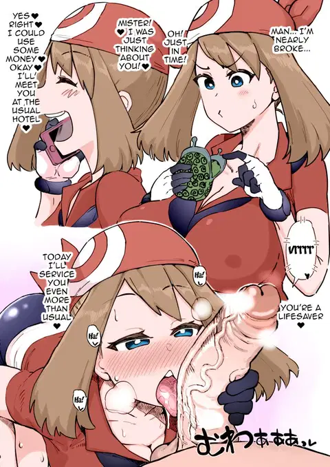 Kinketsu Haruka + Haiboku Haruka | Broke May+Defeated May (Pokémon) [English] {Doujins.com} [Colorized]