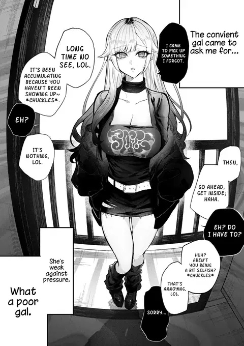 The Day I Decided to Make My Cheeky Gyaru Sister Understand in My Own Way (Chapter 3) - The Convenient Gal [Luigiymario2]
