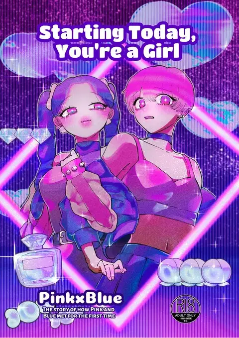Kyou kara Onnanoko ~Pink Blue~ | Starting Today, You’re a Girl Pink×Blue [Englih] [星ニール]