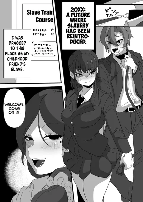 Osananajimi no JK ni Dorei to Shite Choukyou Sareru Hanashi | A Story About Being Trained as a Slave by Your JK Childhood Friend [English] [pixvoliv]