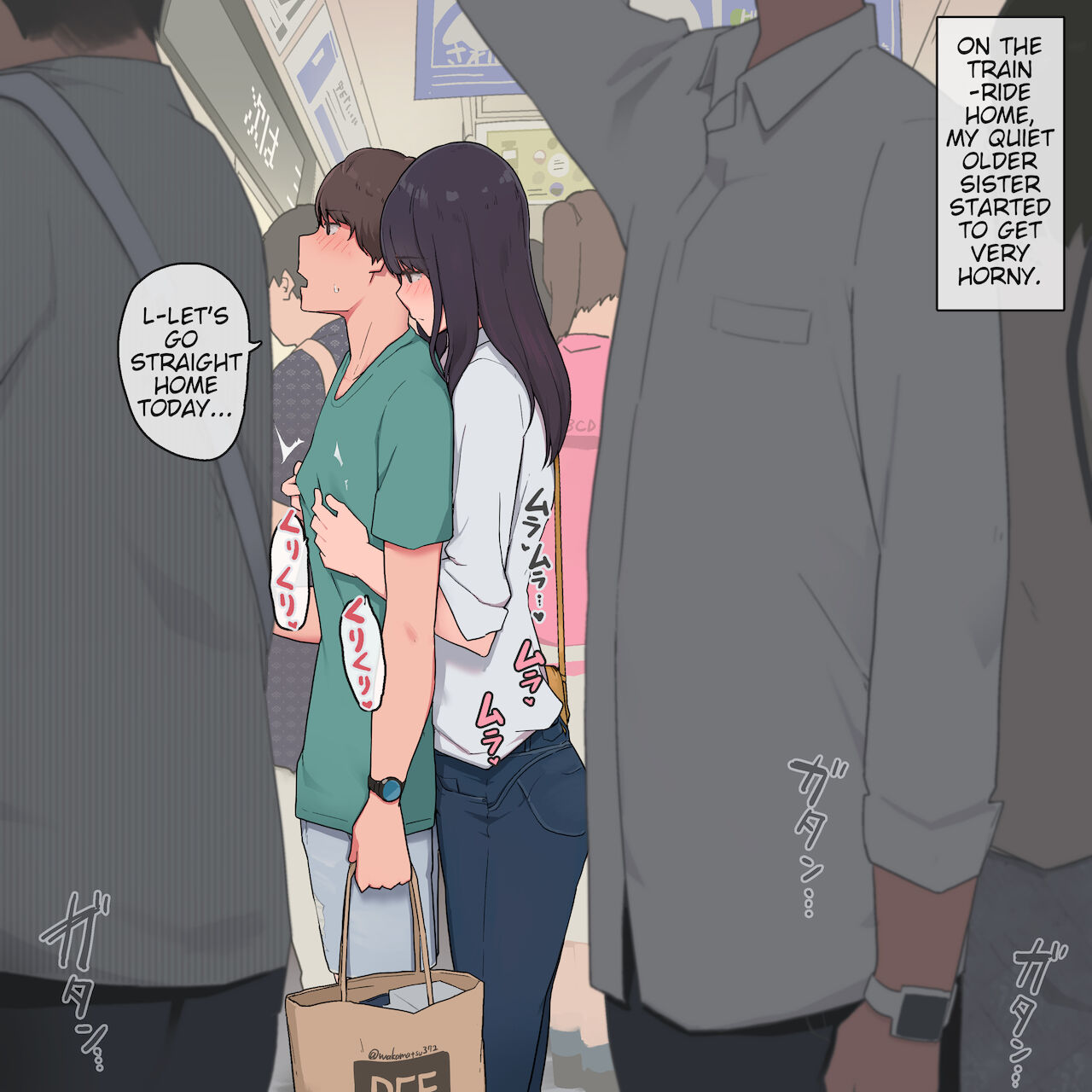 Otouto o Isei to Shite Isshiki Shite Shimau Mukuchi na Onee-chan | Quiet Older Sister That's Conscious of Her Younger Brother as the Opposite Sex [English] [Sasukita]