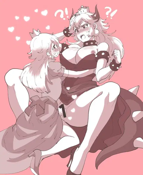 Peach x Koopa (New Super Mario Bros. U Deluxe)