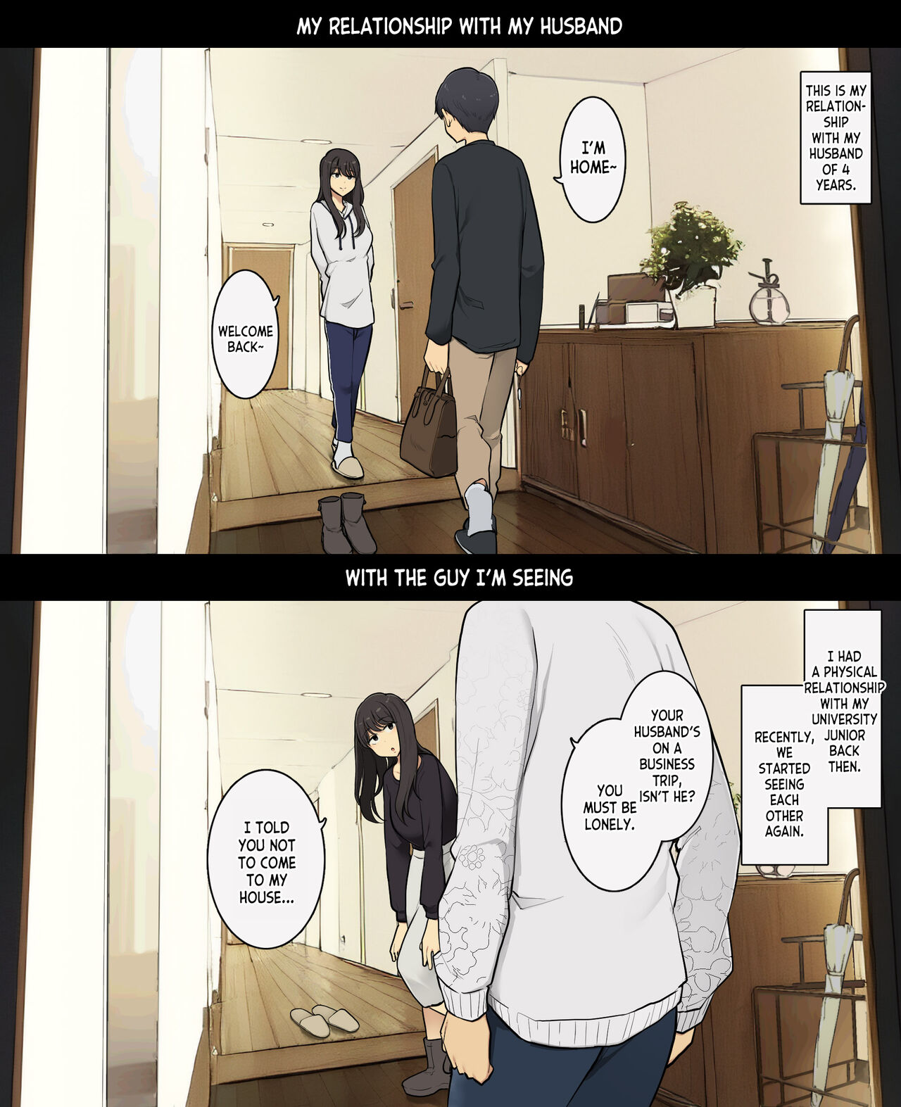 Otto to no kankei, furin aite to no kankei [English] [desudesu]