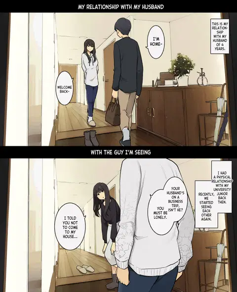 Otto to no kankei, furin aite to no kankei [English] [desudesu]