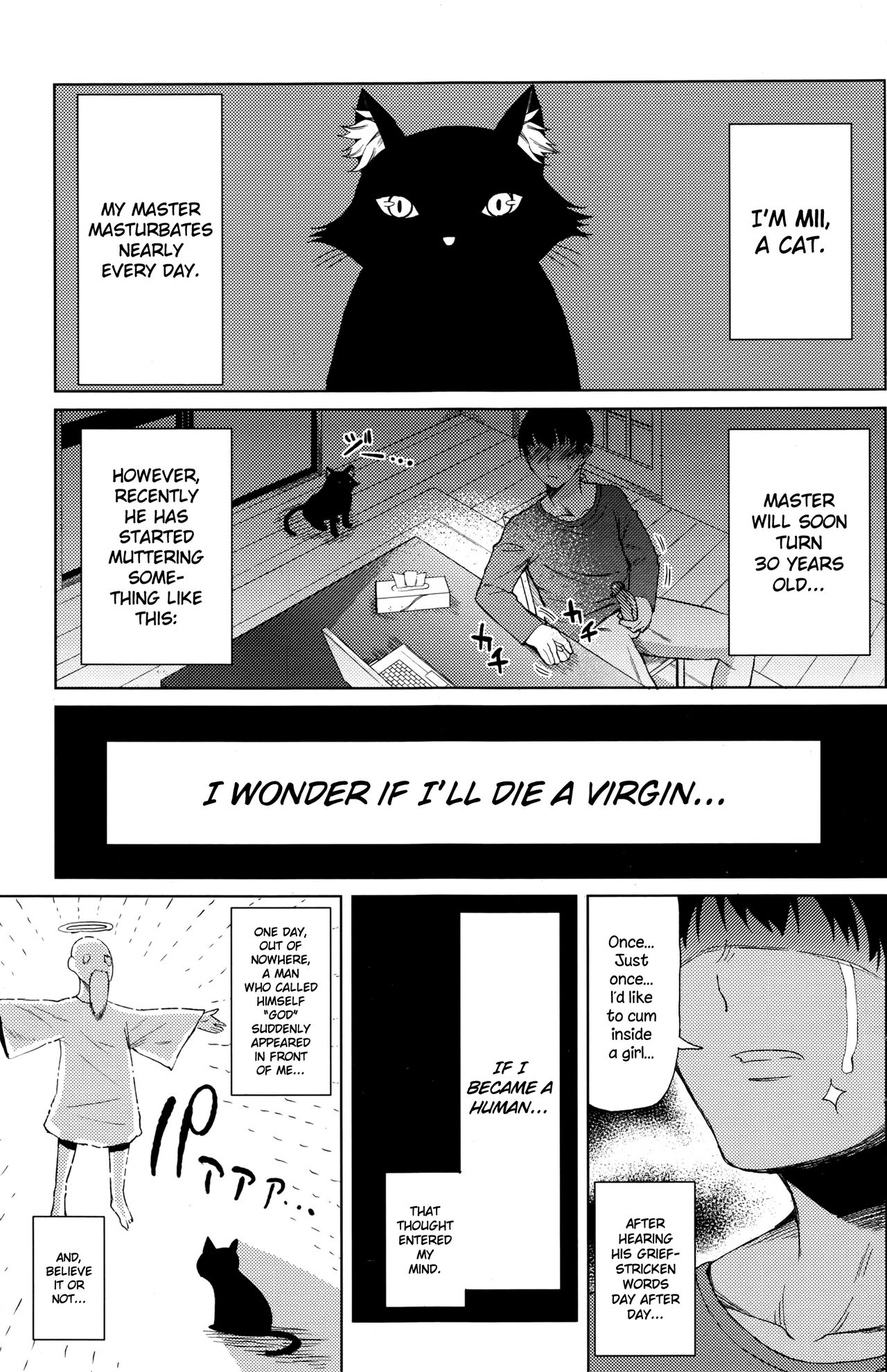 Ningen ni Natta Neko | The Cat Who Became Human (COMIC Penguin Club Sanzokuban 2016-07) [English] {NecroManCr}