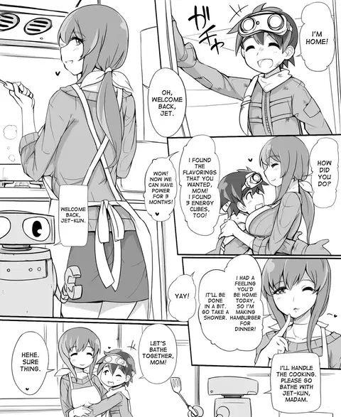 Shelter de Kurashiteru Shota no Hahaoya-yaku ga Koukinou Sexaroid [English] [desudesu]