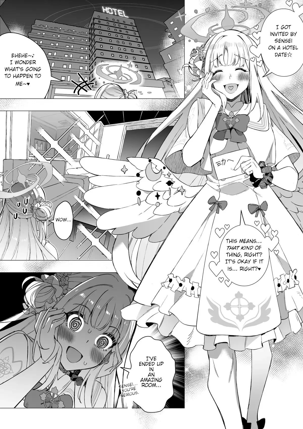 Misono Mika No Nikutai Wo Nottoru Hanashi | A story about taking over Misono Mika's body (Blue Archive)