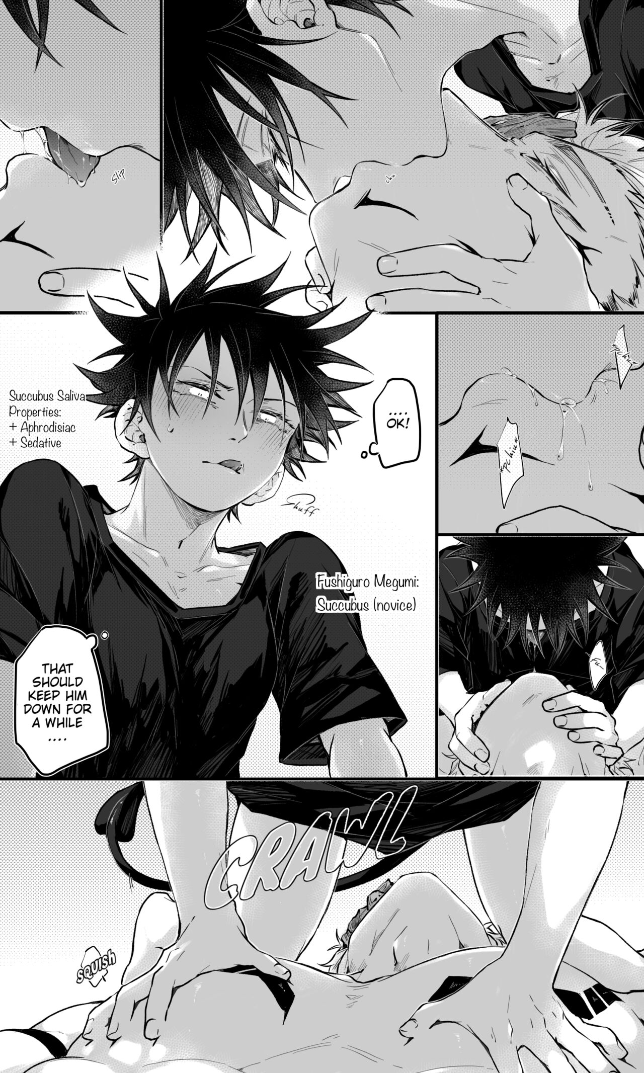 OGKuna x Succubus! Megumi for Strad in the skfsit SS event (Jujutsu Kaisen)