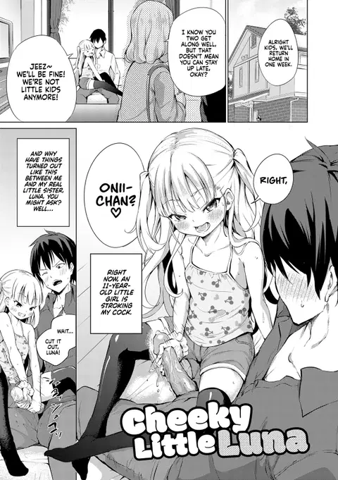 Namaiki Luna-chan | Cheeky Little Luna (Mesukko Daisuki) [English] [Mesugaki + Xzosk] [Decensored]