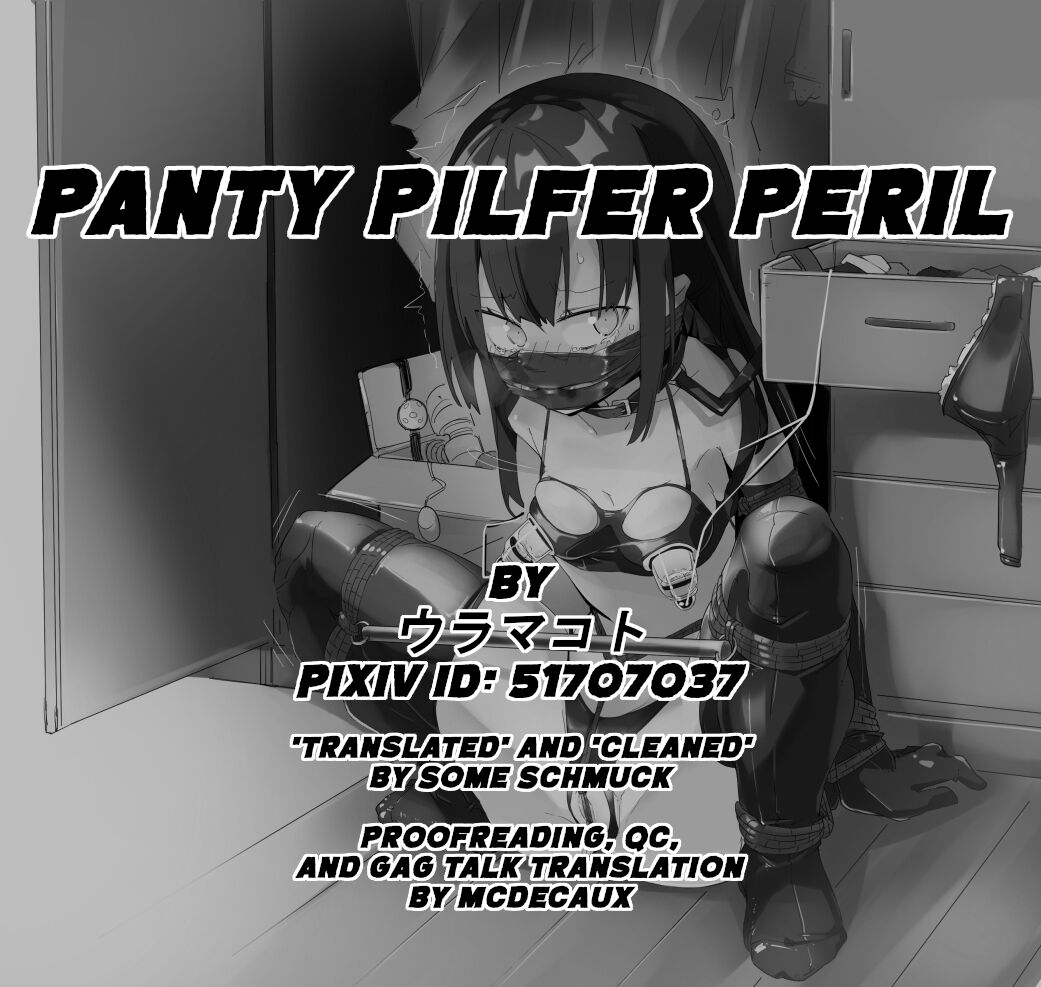 Panty Pilfer Peril (Self-bondage Girl and the Underwear Thief)