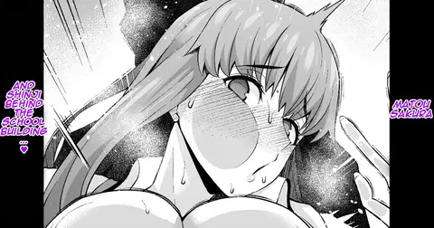 Matou Sakura and Shinji Behind the School Building…❤ [English] (Fatestay night)