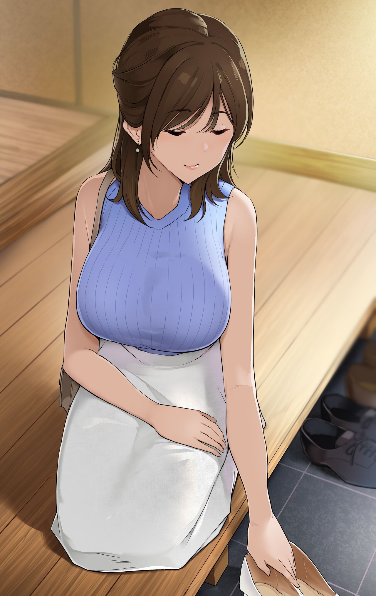 Sodachi no Yosasou na Onee-san ga Ogehin Sex suru Hanashi Sono 1 | A Refined and Elegant Young Woman from a Good Family Has Vulgar Sex (Part 1)