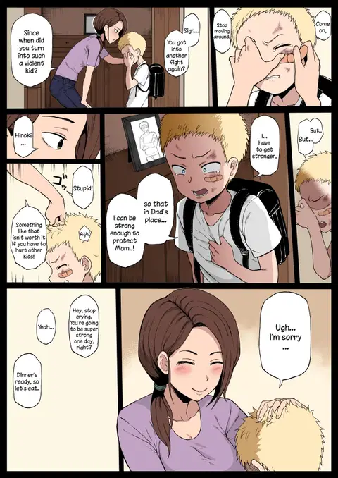 Kokujin no Tenkousei ni Haha o NTR ru [Colored Version] [English]