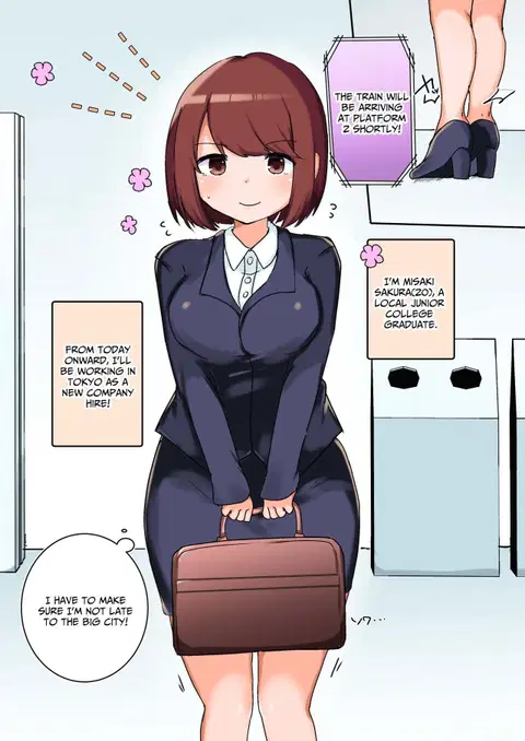 Sexual Harassment OK! Women-only Groping Carriage ~Rookie OL's Lesbian Corruption~ [English] [IXIA WORKS]