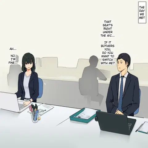 Hitomishiri Douryou Joshi to Micchaku Sex Suru Ohanashi [English] [Erozbischof]