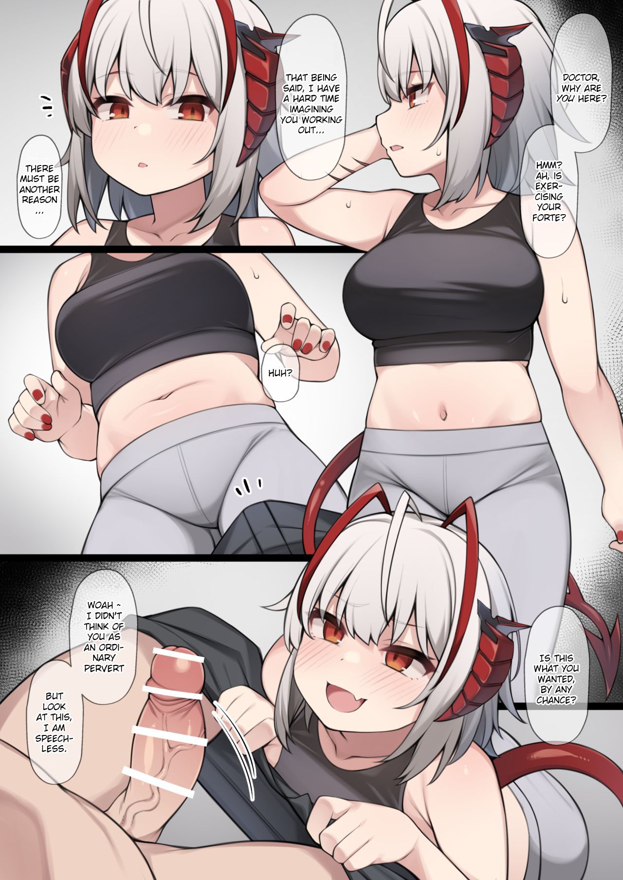 Yasashii W ni Gyaku Rape Sareru Mousou E | An Illustration Depicting the Fantasy of Being Reverse-Raped by a Kind W (Arknights) [English] [Thirteen]