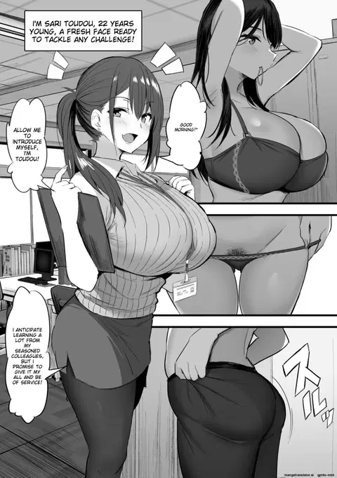 Sakunyu-ka de Ganbaru Shinnyuu Shain | Milking Department