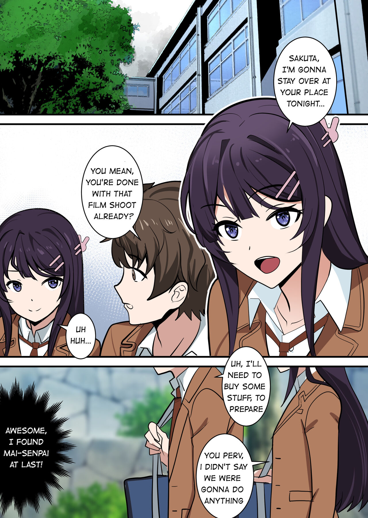 Possessing Sakurajima Mai and Cucking Her Lover (Seishun Buta Yarou wa Bunny Girl Senpai no Yume o Minai) [English] [Guestoid]