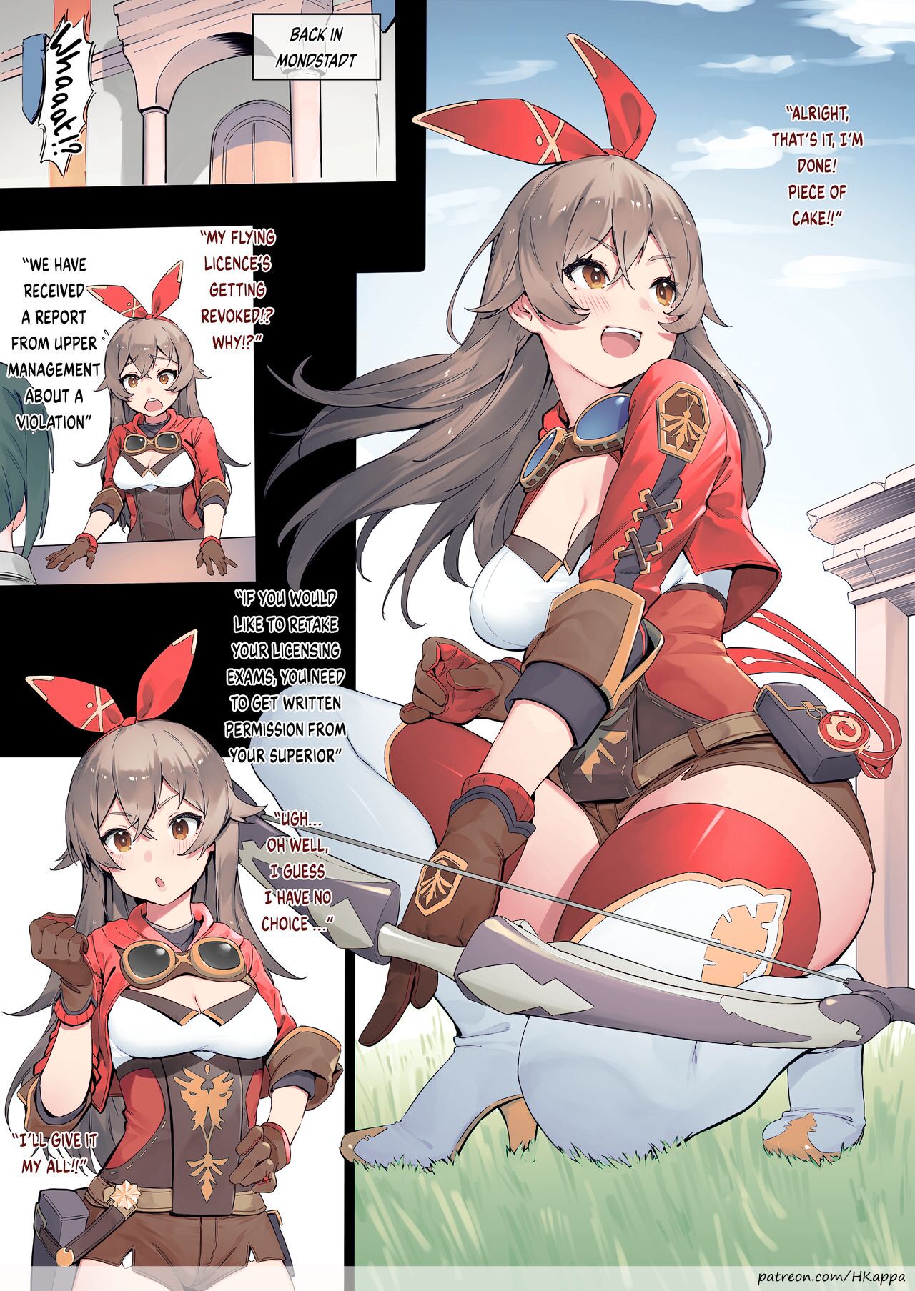 Amber - Zoku (Genshin Impact) [English][HKappa]