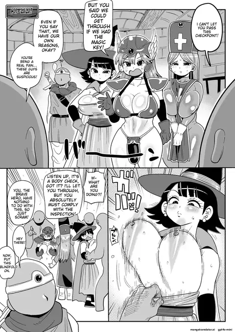 DraQue 3 Party to Sekisho (Dragon Quest III)