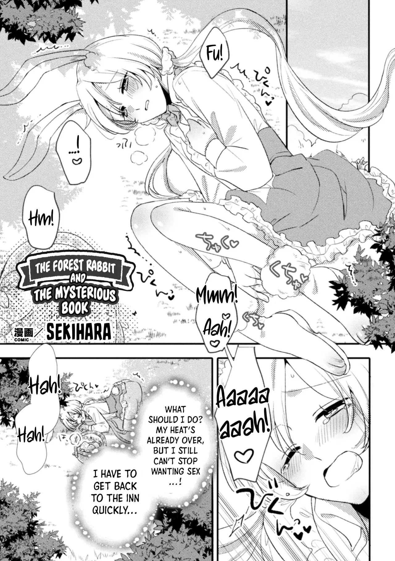 Mori no usagi to fushigina hon | The Forest Rabbit and the Mysterious Book (2D Comic Magazine Yuri Saimin Vol. 2) [English] [Shiro Translation]
