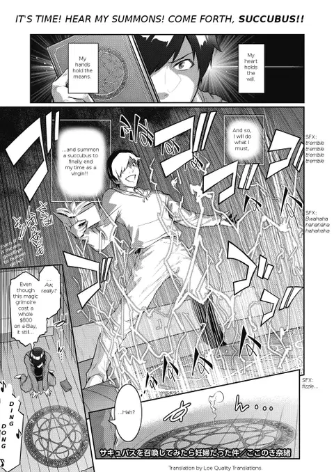 Succubus o Shoukan Shitemitara Ninpu datta Ken | I Figured I'd Try and Summon a Succubus, but...