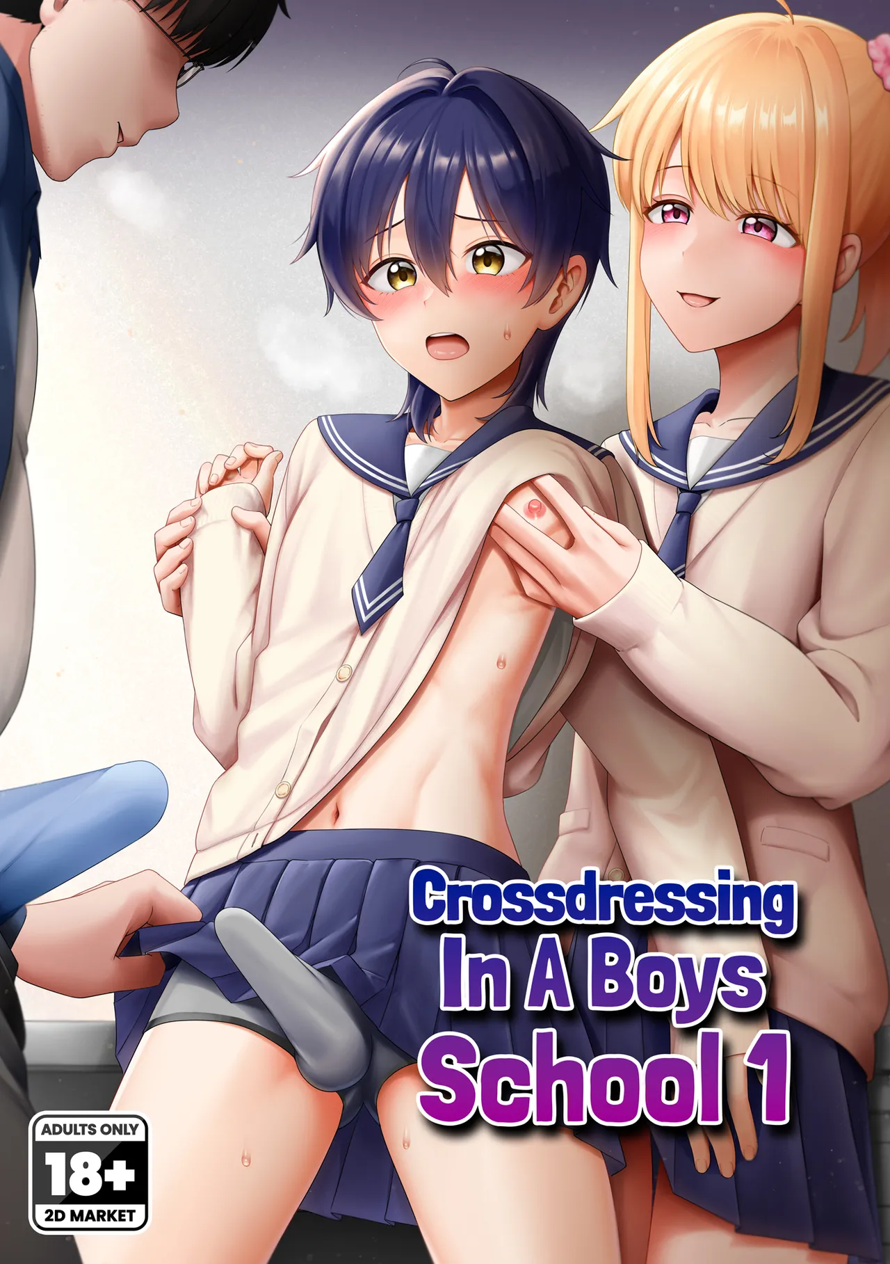 Crossdressing in a Boys School 1 [English] {2d-market.com} [Decensored]