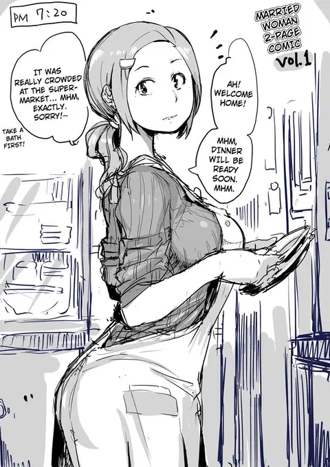 Hitozuma Futakoma | Married Woman 2-Page Comic