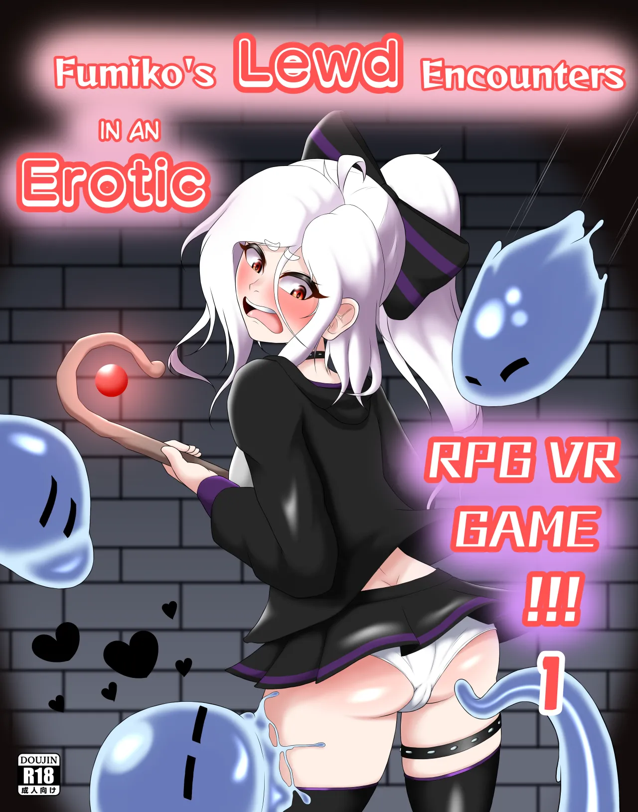 Fumiko's Lewd Encounters in an Erotic RPG VR Game!!!