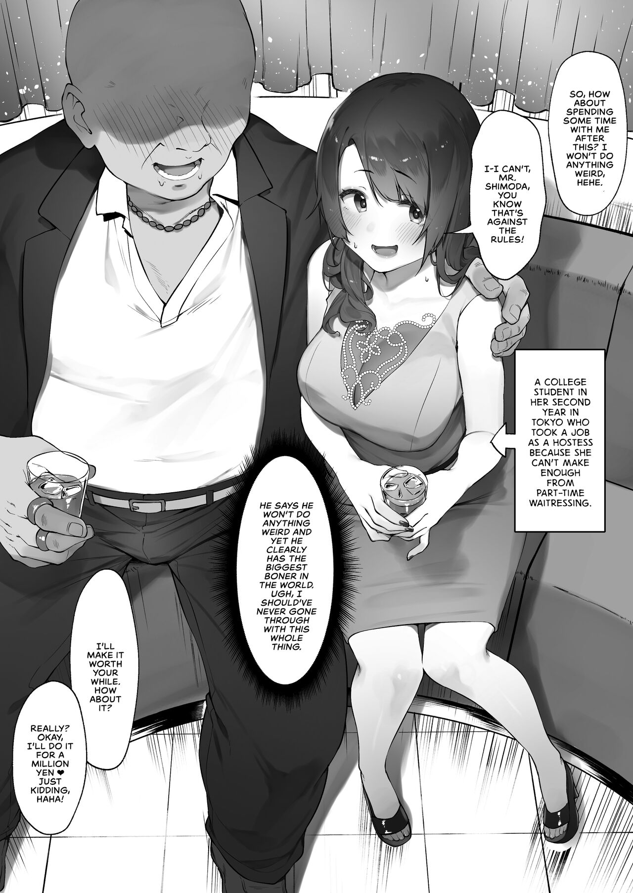 Karui Kimochi de Kyabajou ni Natta Kekka | When You Start Working as a Hostess Without Setting Boundaries  [English] [defan752]