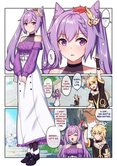 Keqing's Date With The Traveler (Genshin Impact) [English] [LunaticSeibah]