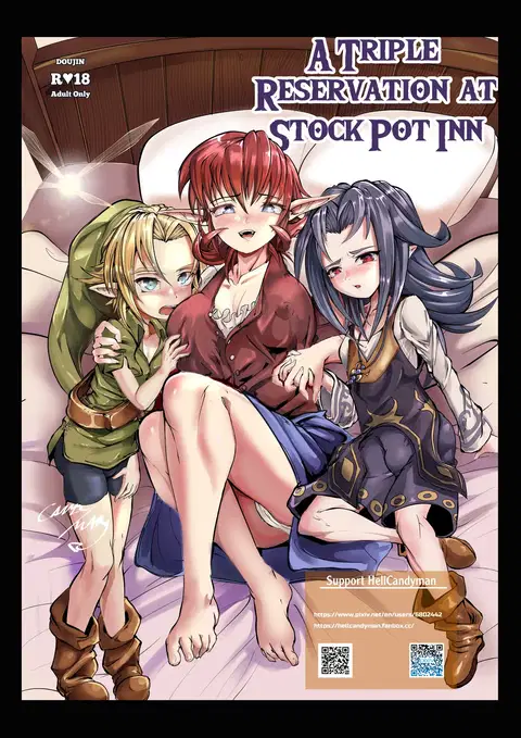 A Triple Reservation at Stock Pot Inn