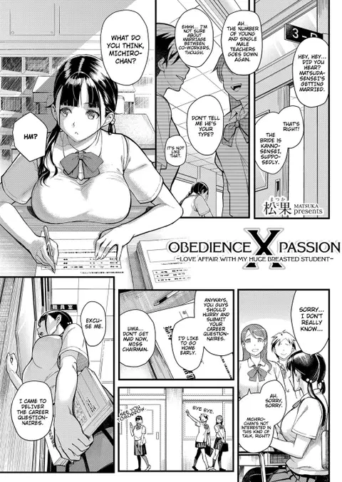 Juujun x Yokujou 〜furinaite wa jibun no kyonyuu seito〜 | Obedience x Passion ~Love Affair with my Huge Breasted Student~ (COMIC Grape Vol. 63) [English] [Hive-san]