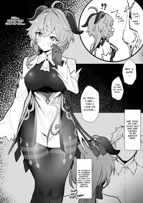 Ganyu-chan to Zangyou Nashi de Ichaicha Shitai | Lovey-dovey Without Overtime