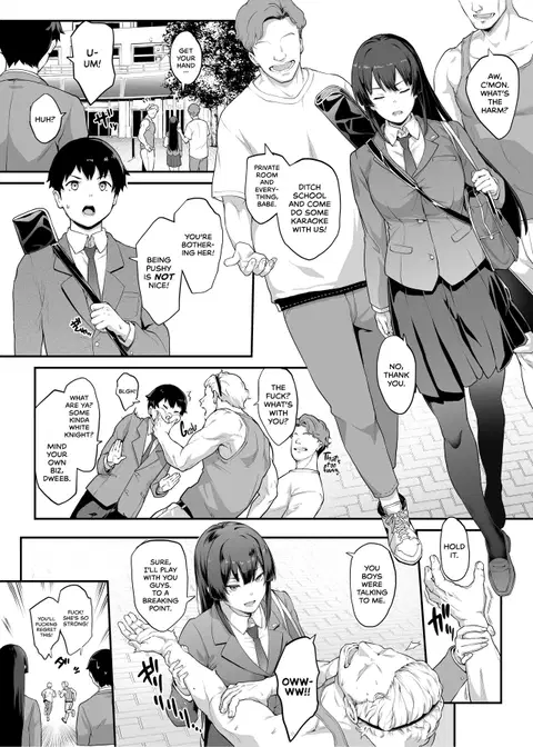 Kendoubu Shushou de Osananajimi no Bijin de Tsuyoi Boku no Kanojo ga, Charao ni Assari Otosareru Wake ga Nai | My Childhood Crush, the Fierce and Beautiful Kendo Club Captain, Would Never Fall for a Fuckboy [English] [head empty] [Ongoing]