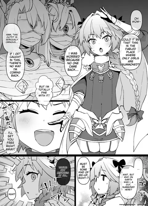 FGO MC Tokuiten - Astolfo Otokonoko & Futanari Nyotaika Hen (Fate Grand Order) [MTL]