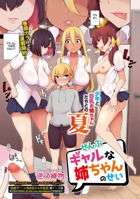 Zenbu Gal na Nee-chan no Sei (COMIC Shigekiteki SQUIRT!! Vol. 19) [English] [ddock17]