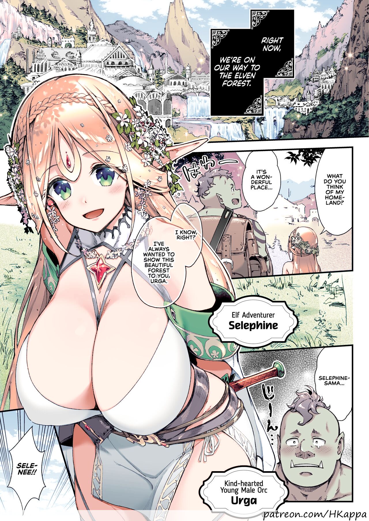 Oideyo! Midarana Elf no Mori | Come to the Forest of the Lewd Elves! [English] [RedLantern] [Colorized]