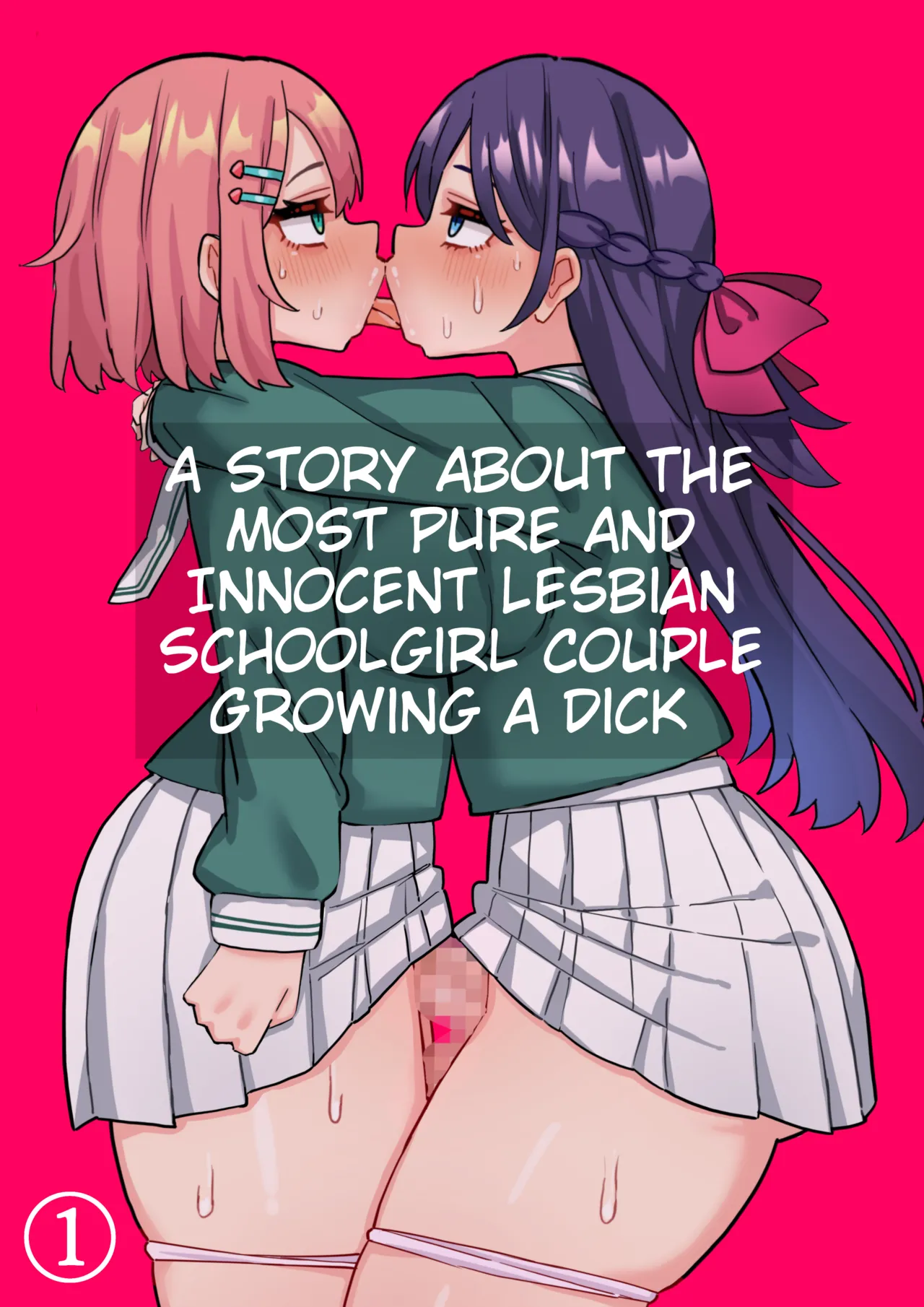 Seiso Junai Yuri Couple ni Chinpo Haete Owaru Hanashi | A Story About The Most Pure And Innocent Lesbian Schoolgirl Couple Growing A Dick
